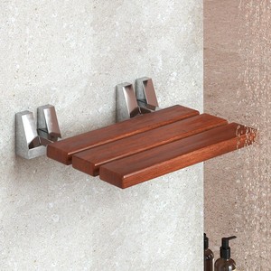Handcrafted Teak Wood <b>Folding</b> <b>Stool</b> Wholesale | Natural Finish Storage Furniture - Product Image 4