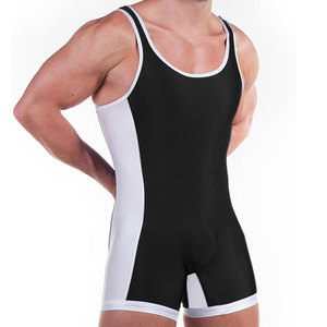 Men's Wrestling Singlets Sleeveless <b>Athletic</b> <b>Supporters</b> Wrestling Uniform Sports Bodysuit Jumpsuits for Sports - Product Image 5