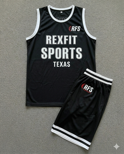 Uniformes de Baloncesto Personalizados Rexfit Sublimados, Tallas Grandes, Reversibles, para Hombre, Últimos Modelos de Conjuntos de Uniformes de Equipo de Baloncesto - Product Image 3