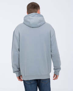 เสื้อฮู้ดผู้ชายสีฟ้าอ่อน ทรงปกติ ผ้าฝ้ายฟลีซ สวมใส่สบาย มีกระเป๋าหน้า เหมาะสำหรับใส่ในฤดูใบไม้ร่วง - Product Image 3