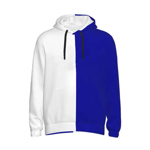 Sweat-shirts B2B personnalisables avec logos bleus et blancs pour sororités et fraternités, en molleton de coton, décontractés, pour l'automne, coupe classique, avec poches - Product Image 1