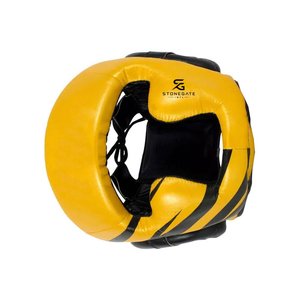 Protège-tête de boxe réglable léger et respirant en cuir avec logo personnalisé pour hommes et femmes, entraînement 2026 - Product Image 1