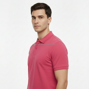 Modern 2 <b>Button</b> 100% Cotton Pique Polo Shirt Custom Embroidery Logo Men Plain Blank Polo Tee Premium High Quality Slim Fit Polo - Product Image 6