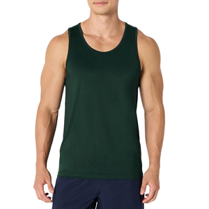 Camiseta Deportiva Ultraligera y Transpirable de Malla de Poliéster, Absorbente de Sudor, con Aberturas Laterales en los Brazos, para Correr y Hacer Ejercicio en el Gimnasio - Product Image 1