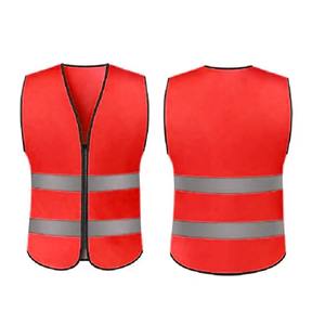 Chaleco de Seguridad Reflectante con Múltiples Bolsillos con Cremallera, Fluorescente, de Poliéster, Certificado CE, Resistente al Viento, para Trabajo de Construcción - Product Image 6