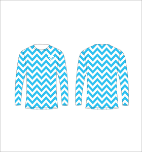เสื้อยืดแขนยาวลายพรางสีฟ้าอมเขียวสำหรับผู้ชาย ลายอาร์ไกล์เพชร คอกลม เสื้อยืดลำลอง สตรีทแวร์ เสื้อสำหรับออกกำลังกาย - Product Image 2