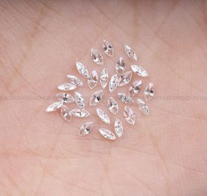 Diamant de laboratoire taille marquise 5.0x2.5mm, couleur E, fantaisie |   Diamants en vrac pour la fabrication de bijoux |   Marque OM GEMS - Product Image 6