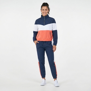 Ensemble de survêtement en nylon pour femmes, veste coupe-vent légère et pantalon de jogging, vêtements de sport - Product Image 5