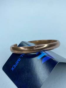 Wholesale Adjustable <b>Copper</b> Tensor Ring Cuff <b>Bracelets</b> Vintage Gold Plated Arthritis Pain Relief Fashionable Customizable - Product Image 6