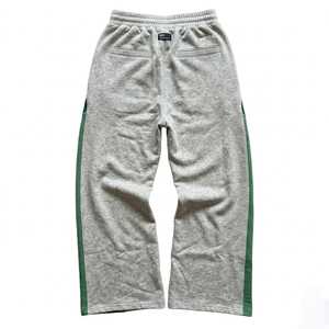 Pantalon de jogging tendance pour femme avec empiècements contrastants, coupe droite décontractée, en coton doux, idéal pour la détente et le streetwear - Product Image 2