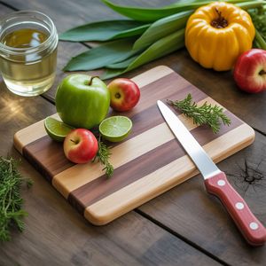 Planche à découper en bois de haute qualité, surface lisse, pour la préparation et le service des aliments au quotidien, usage domestique et hôtelier - Product Image 5