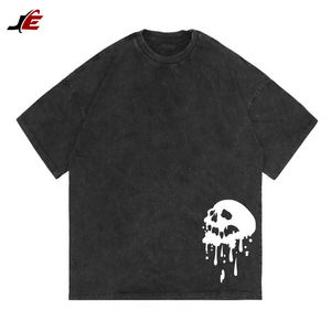 T-shirt surdimensionné 100% coton style vintage délavé à l'acide pour hommes Streetwear inspiré du t-shirt vintage pour hommes - Product Image 1