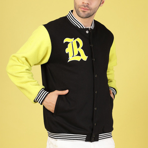 Custom Vintage School College <b>Mens</b> Varisty <b>Jackets</b> <b>Leather</b> sleeves Wool Letterman Crop Varsity <b>Jacket</b> ladies baseball chenille - Product Image 4