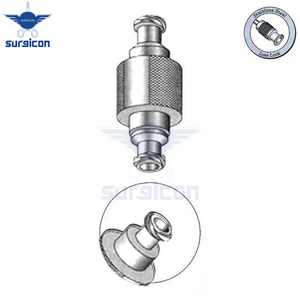 Dispositivo de Sujeción de 34.7 mm de Longitud con Conexión Luer Lock, Dispositivo Quirúrgico de Acero Inoxidable, 6 mm de Diámetro Exterior, 4 mm de Diámetro Interior - Product Image 3