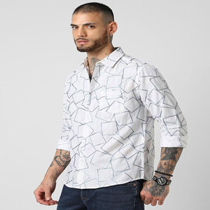 Golf de lujo para hombre para Polo de manga corta Casual Full Jacquard Knit 100% poliéster logotipo personalizado bordado alto transpirable - Product Image 2