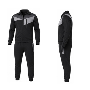 Wholesale Men Sport Tracksuits Custom Fleece Running Training Suit Zip Jacket Jogger <b>Pants</b> OEM Athletic Wear Supplier Sportswear - Product Image 6