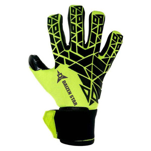 Daizen Star Latex Football Goalkeeper Gloves Full Finger Non Slip Breathable <b>Hook</b> Loop Adjustable Wrist Strap Unisex - Product Image 2