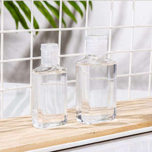 30ml 60ml Toner Lotion 1oz 2oz PET Plastic Flat Squeeze <b>Bottles</b> Screw Cap Hand Sanitizer <b>Mini</b> for Portable Travel Silk Screen - Product Image 5