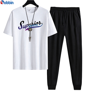 Conjunto Deportivo para Hombre, Verano, Simple, Suave, Cómodo, Nuevo Estilo, Venta Caliente, Casual, Elegante, a la Moda, Deportivo, Manga Corta, 2 Piezas - Product Image 5