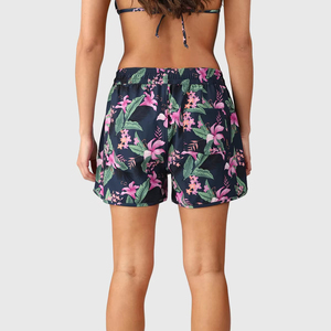 Shorts de bain personnalisés pour femme, taille mi-haute, imprimés sur mesure, séchage rapide, avec cordon de serrage, respirants, pour le surf - Product Image 5