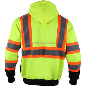 Gran oferta, servicio OEM, chaqueta de trabajo de invierno para hombre, tela de lona gruesa resistente, reflectante, impermeable, poliéster de moda - Product Image 2