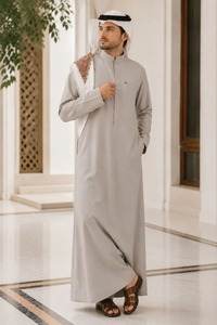 Proveedor de Thobes Personalizados, Túnica Árabe Tradicional, Tela Cómoda para Marcas de Moda y Pedidos al por Mayor - Product Image 5