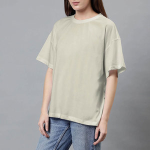 Camiseta de tela premium para mujer, para uso casual y comodidad duradera, camiseta para mujer con MOQ bajo. - Product Image 5
