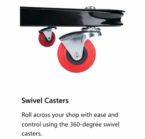Foldable Rolling Mechanic Creeper Seat with Tool Tray Garage <b>Stool</b> Padded Seat 4 Swivel Casters Shop <b>Stool</b> Repair Seat GAPGAR022 - Product Image 3