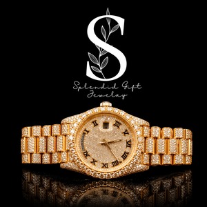 Reloj de Hombre con Diamantes Blancos Brillantes VVS Moissanite, Colección Hip Hop de Acero Inoxidable de Lujo, Movimiento Automático - Product Image 1