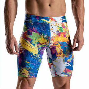 กางเกงขาสั้นรัดรูปสำหรับผู้ชายกางเกงขาสั้นรัดกล้ามเนื้อสำหรับออกกำลังกายฟิตเนส - Product Image 5