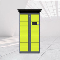 Casier intelligent de livraison en libre-service, casier à colis intelligent, casier à bagages intelligent, casier express, casier numérique avec écran