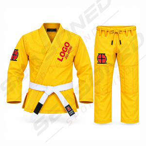 Uniforme de Jiu Jitsu Brasileño BJJ Gi, Ligero, 325 GSM, Tela de Algodón y Poliéster Preencogida, Costuras Reforzadas, Suministro al por Mayor - Product Image 5