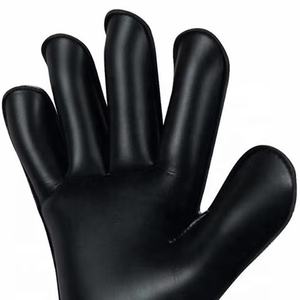 Goalkeeper Gloves Front Palm 4mm German Latex Backhand Silicon Print Hybrid Cut Customized Your Own Design Elastic <b>Strap</b> - Product Image 4