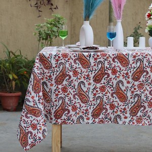 Light Luxury Custom Solid Color Rectangular Dining <b>Table</b> Cover 100% Cotton Fabric <b>Tablecloth</b> Stone Washed - Product Image 1