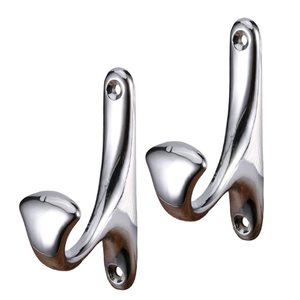 Single Coat Hat Hook <b>Wall</b> Mounted Hook Holder for Wardrobe Bathroom Entryway Heavy Duty Silver Metal <b>Wall</b> Hook for Coats - Product Image 4