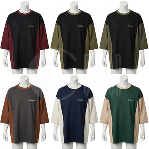 Camiseta Hip Hop Unisex 2026, Último Modelo, Mezcla de Poliéster y Algodón, Talla Grande, Diseño Personalizado, Hombros Caídos - Product Image 4