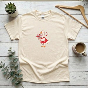 T-shirt drôle en coton pour la Saint-Valentin, pour femmes, couples, petite amie, femme - Product Image 2