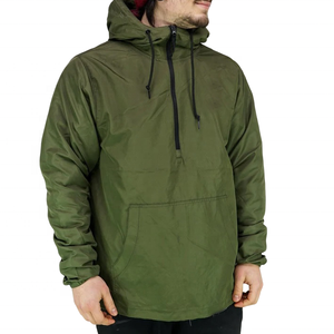 เสื้อแจ็คเก็ต Anorak คุณภาพสูงขายดีสำหรับผู้ชาย พิมพ์โลโก้ตามสั่ง เสื้อแจ็คเก็ตกันลมทรงโอเวอร์ไซส์ น้ำหนักเบา - Product Image 3