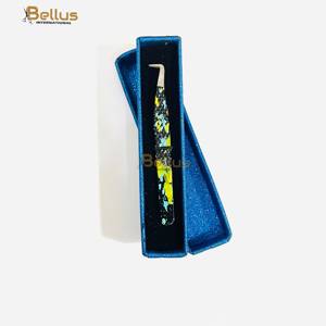 แหนบต่อขนตาแบบมืออาชีพ 90 องศา สแตนเลสสองสี ปลายแหลม รับทำโลโก้ ขายส่ง - Product Image 3