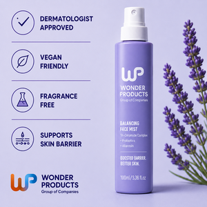 Tónico Facial Equilibrante OEM/ODM con Ceramidas, Probióticos y Alantoína en Spray, Calma y Refresca Durante Todo el Día, Marca Privada - Product Image 3