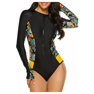 Traje de Baño Tankini de 1 Pieza para Mujer Profesional, Sin Costuras, Transpirable, Spandex/Poliéster, Logotipo Personalizado, Servicio OEM, Secado Rápido - Product Image 4