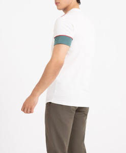 Camiseta de manga corta para hombre, diseño personalizado con sublimación a rayas, precio bajo, ideal para la venta de verano. - Product Image 3