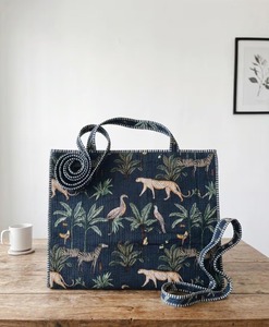 Top Trendy Eco Friendly Cotton Tote <b>Bag</b> Reusable Grocery Shopping <b>Bag</b> Handmade Quilted Carry <b>Bag</b> For Travel And <b>Work</b> - Product Image 3