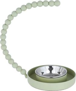 Wholesale Luxury Gold Metal Mabkhara Sage Green Beaded Handle Design Bulk Saudi Arabian <b>Bakhoor</b> Burner Majlis <b>Oud</b> Dakhoon Holder - Product Image 3