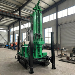 Plataforma de Perforación de Pozos de Agua Montada en Remolque/Ruedas de 150 m, Diámetro de Perforación de 100-300 mm para Perforación DTH en Roca Dura - Product Image 2