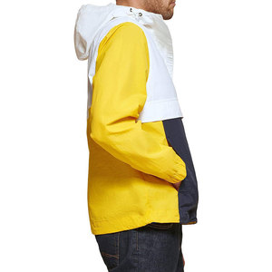 Chaqueta Cortavientos Premium Casual con Capucha para Hombre, para Invierno, con Cierre de Cremallera de Nailon, Forro Aislante y Marca Personalizada para Venta al Por Mayor - Product Image 4