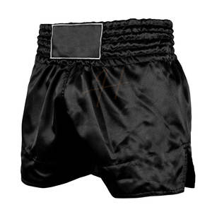 กางเกงมวยไทยสั่งตัดแบบใหม่ สีพื้น ผลิตในปากีสถาน สำหรับผู้ชาย ราคาถูก - Product Image 1