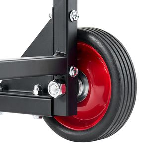 Carrello Porta Sedie in Metallo Pieghevole Multifunzione con Capacità di 100 LBS, per 10 Sedie, Ideale per Hotel - Product Image 4