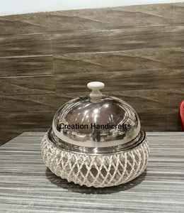 ชุดหม้ออุ่นอาหารหรูหราสีทองพร้อมถาดสแตนเลสสำหรับบุฟเฟ่ต์โรงแรม - Product Image 3