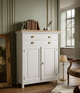 Gabinete Pequeño Gesya, Ecológico, Duradero, de Madera Maciza, Ahorra Espacio, Estilo Escandinavo, Acabado Natural, Almacenamiento para Sala de Estar - Product Image 4